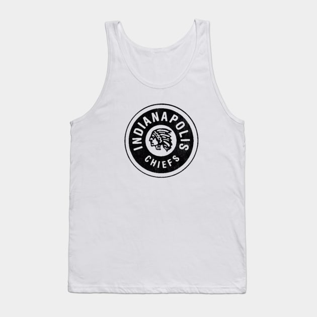 Defunct - Indianapolis Chiefs Hockey 1957 Tank Top by LocalZonly